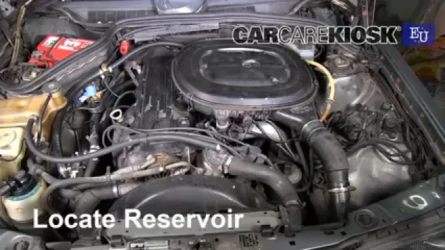 1989 Mercedes-Benz 190E 2.6 2.6L 6 Cyl. Líquido limpiaparabrisas Agregar líquido